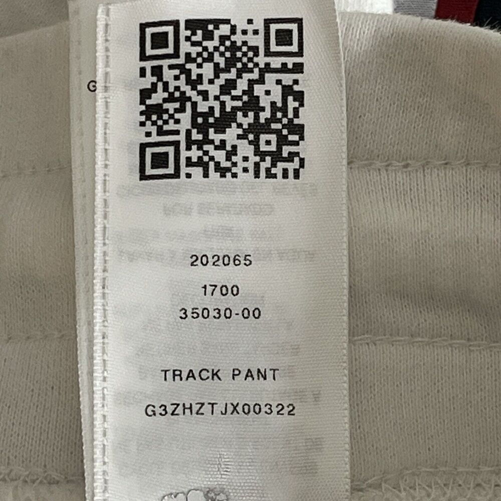 True Religion Spell Out Joggers Pants Women's XS Logo Pockets Tapered White - Picture 7 of 8